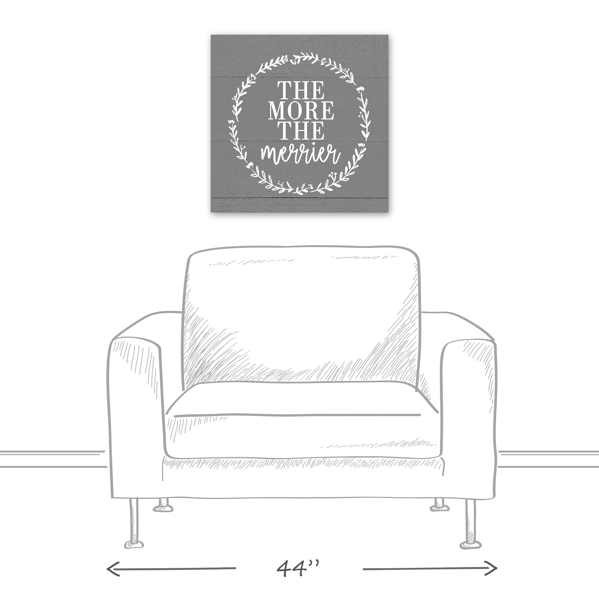 More The Merrier 20" x 20" Canvas Wall Art